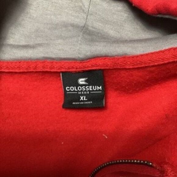 Colosseum Mens Ohio Buckeyes Full Zip Hoodie Sz XL - Picture 6 of 8